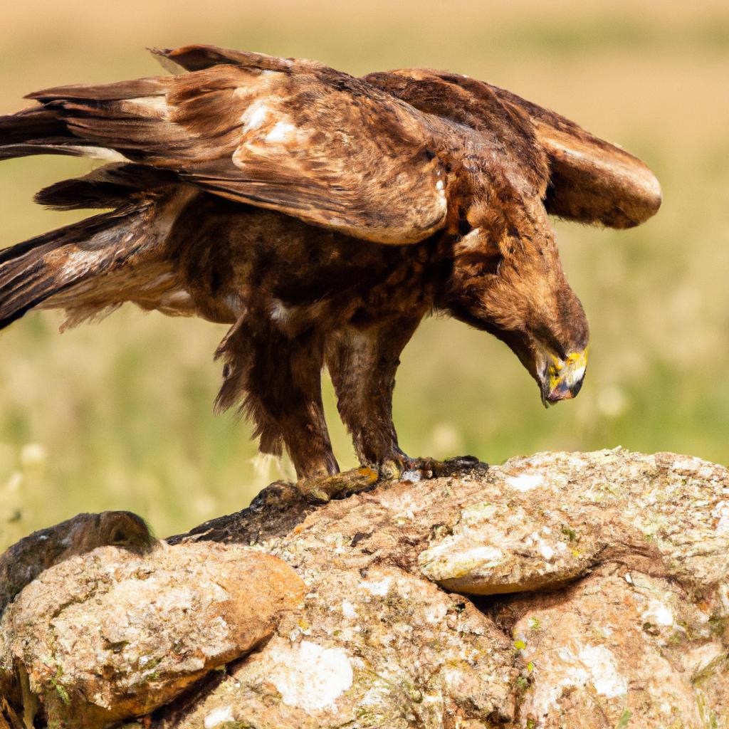 El águila Real Ibérica Es Una Subespecie De águila Real Que Se Encuentra En La Península Ibérica Y Está En Peligro De Extinción.