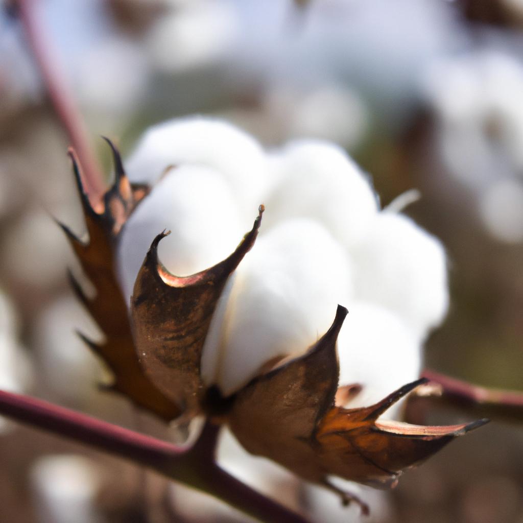 El Algodón Es Una Planta De Fibra Suave Que Se Utiliza Para Hacer Ropa Y Otros Productos Textiles.