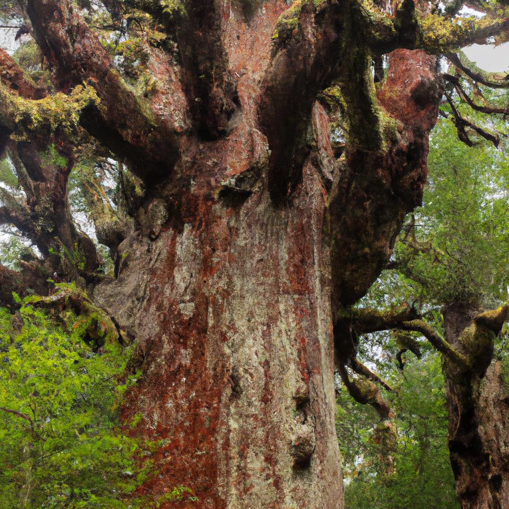 El árbol De Alerce Es Uno De Los árboles Más Longevos Del Mundo, Algunos Ejemplares Han Alcanzado Una Edad De Más De 3,000 Años.
