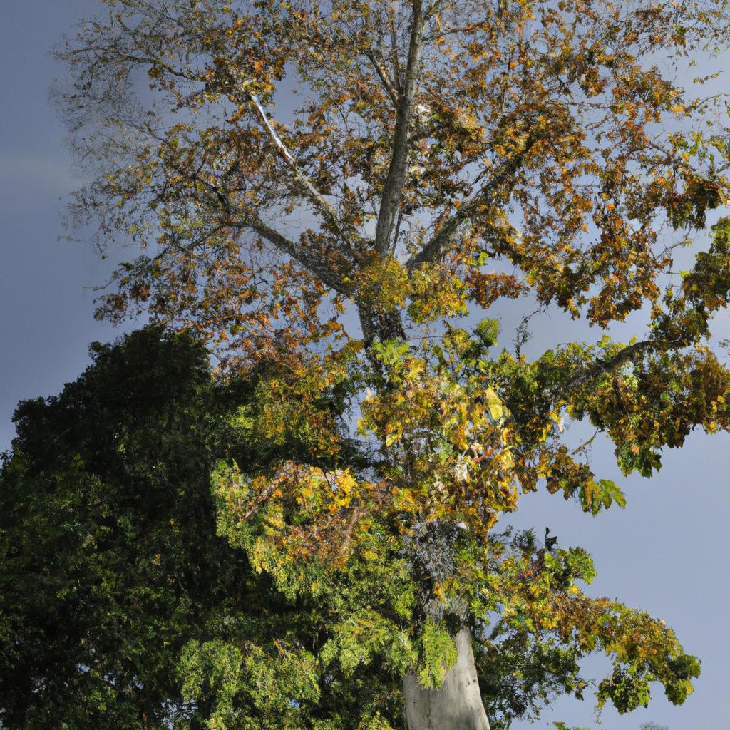 El árbol De Caoba De Honduras Es Una Especie De Caoba Valorada Por Su Madera De Alta Calidad Y Su Color Rojizo Oscuro.
