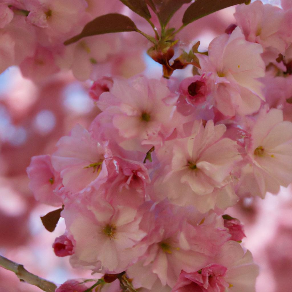 El árbol De Cerezo Japonés Es Un Símbolo De La Belleza Transitoria En La Cultura Japonesa Y Se Celebra Con Festivales De Flores De Cerezo En Primavera.