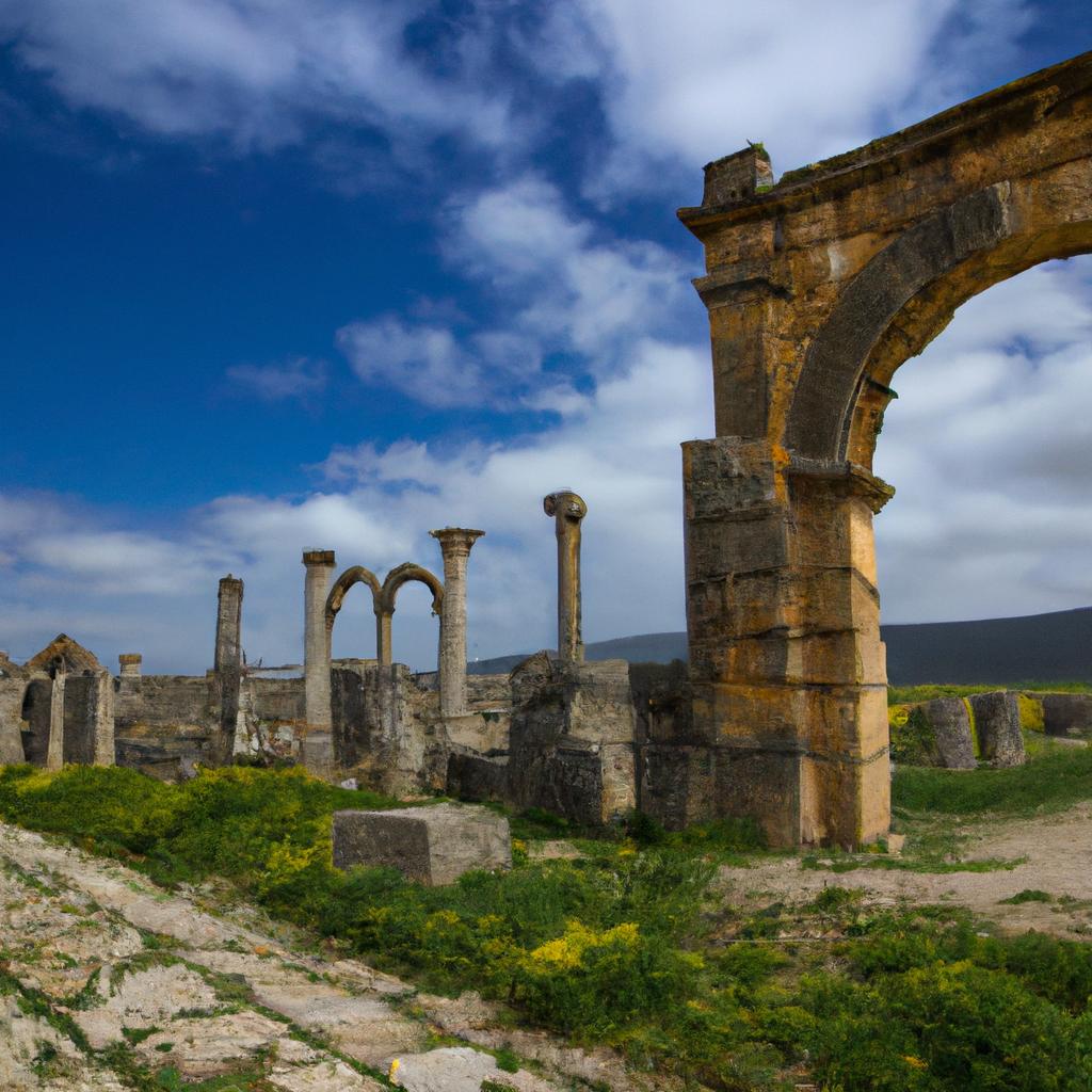 El Descubrimiento De La Ciudad Romana De Volubilis En Marruecos Ha Proporcionado Información Sobre La Vida Romana En El Norte De África.