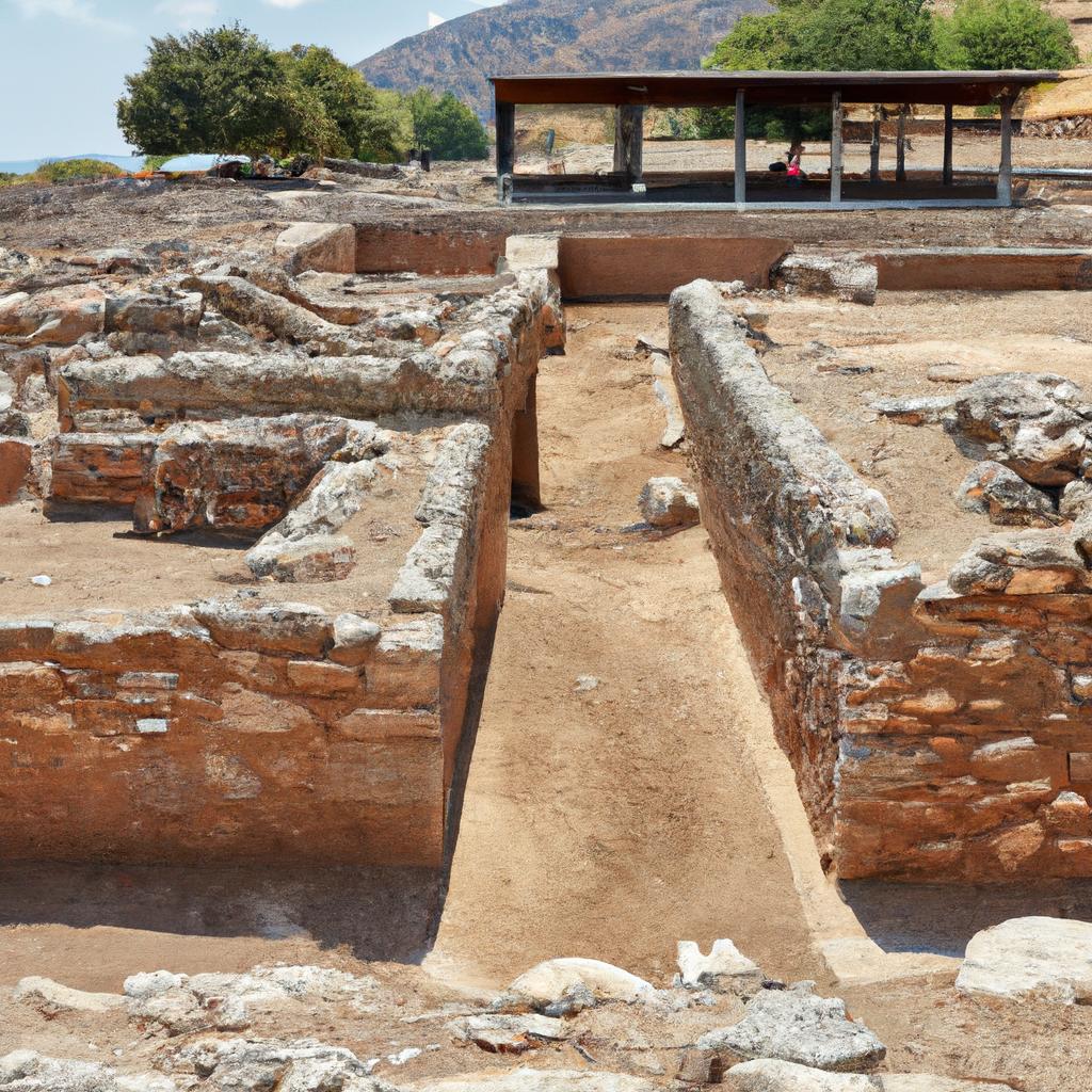 El Descubrimiento De Los Restos De La Ciudad Minoica De Cnosos En Creta Ha Proporcionado Información Sobre Esta Antigua Civilización Y Su Palacio Real.