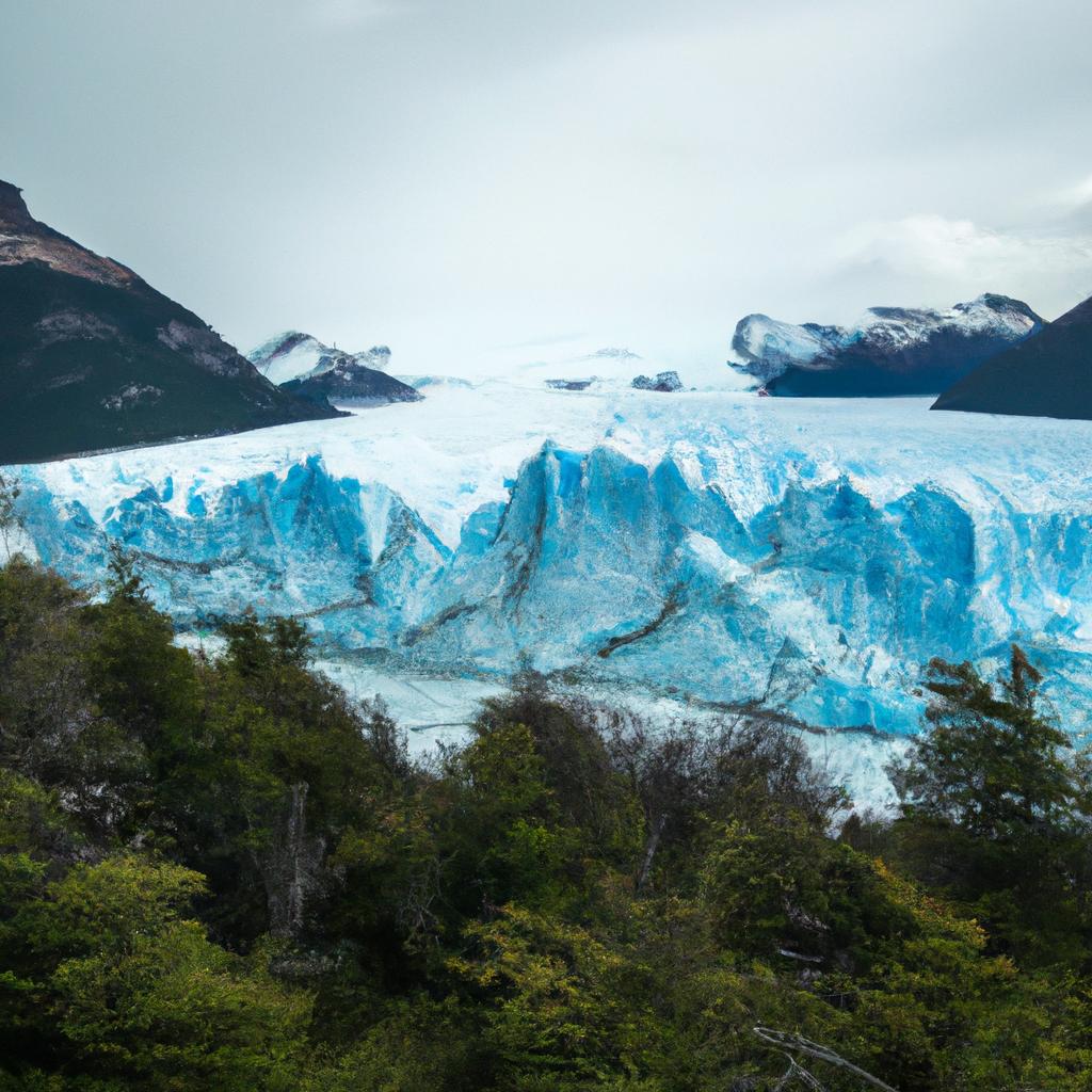 El Glaciar De Perito Moreno En Argentina Es Uno De Los Pocos Glaciares En El Mundo Que Sigue Creciendo.