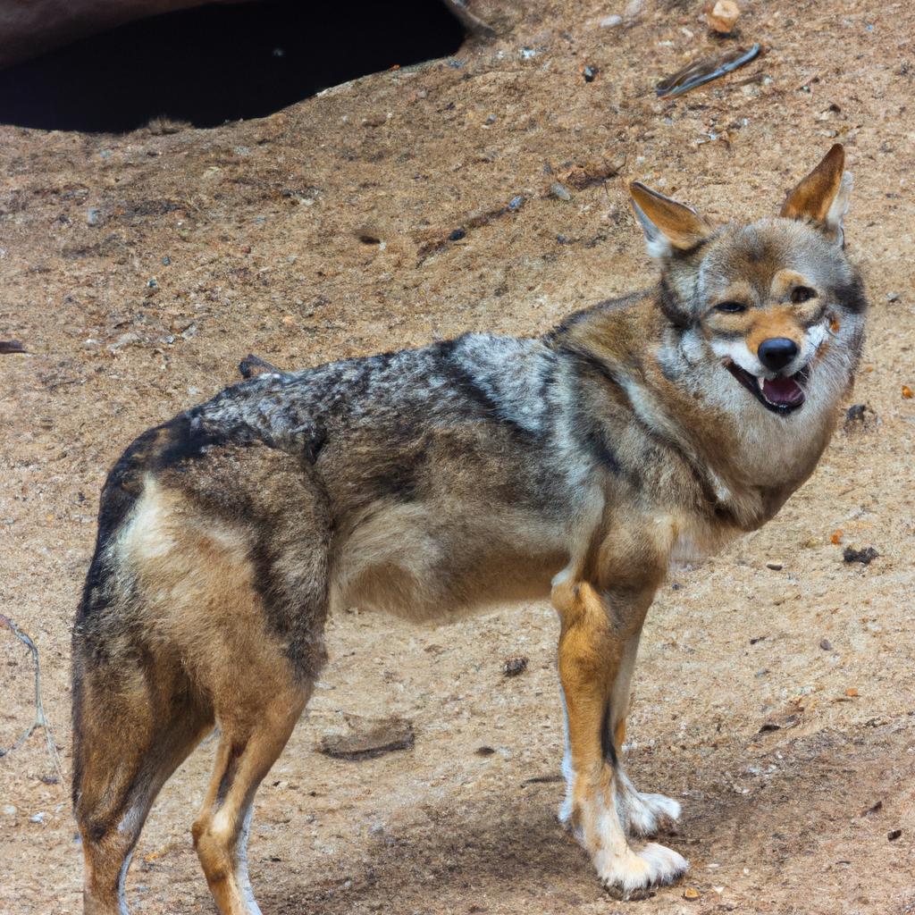 El Lobo De Las Praderas Es Un Mamífero Social Que Vive En Madrigueras Y Se Encuentra En Las Praderas De América Del Norte.