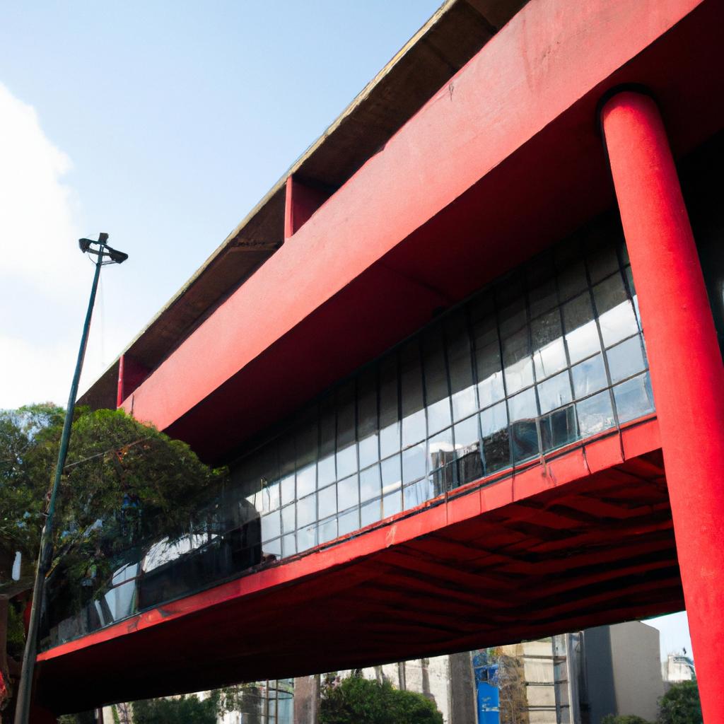 El Museo De Arte De São Paulo (MASP) En Brasil Es Conocido Por Su Diseño Arquitectónico único, Donde Las Obras De Arte Se Exhiben En Paneles De Vidrio Suspendidos.
