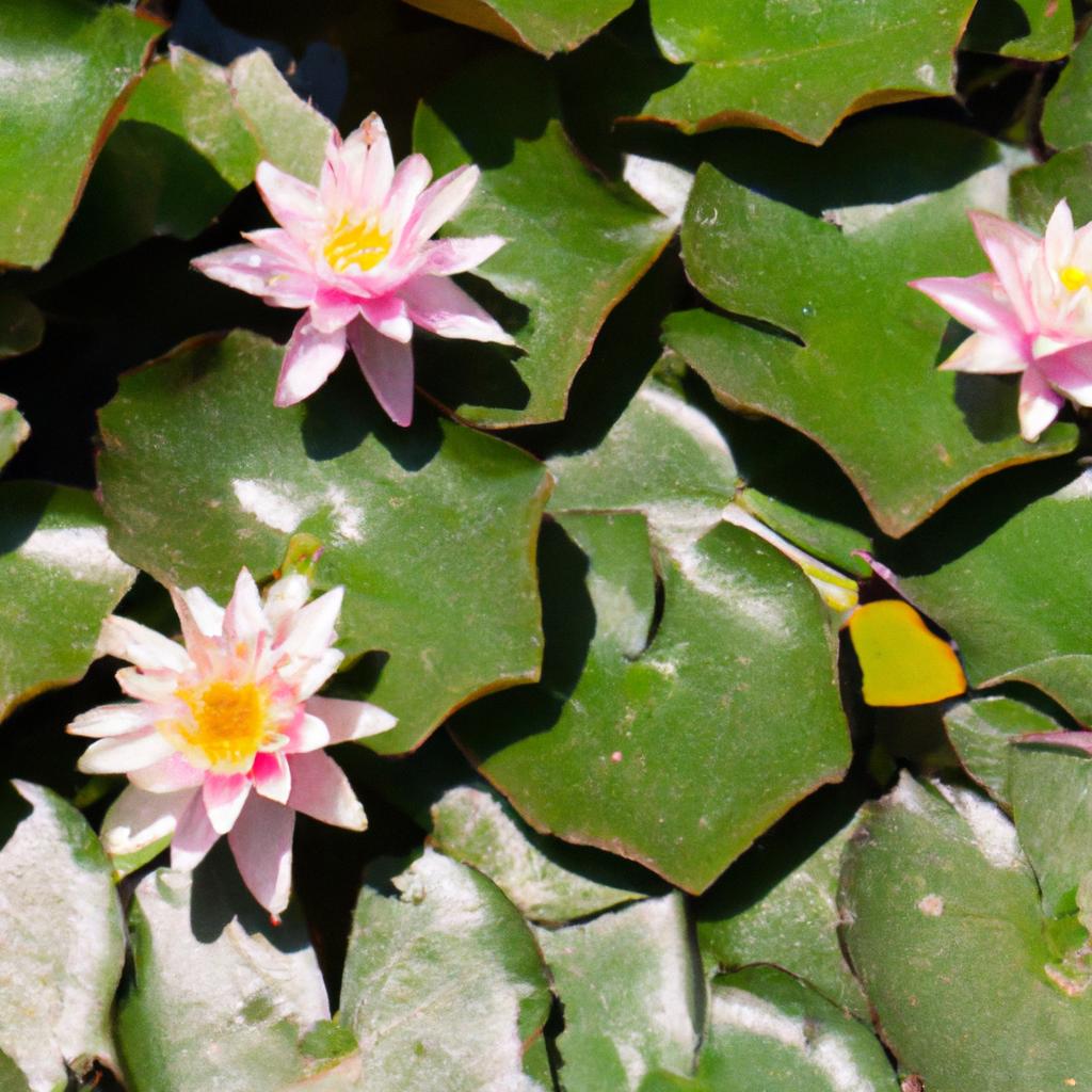 El Nenúfar Es Una Planta Acuática Cuyas Hojas Flotantes Proporcionan Sombra Y Refugio Para Los Peces Y Otras Especies Acuáticas.