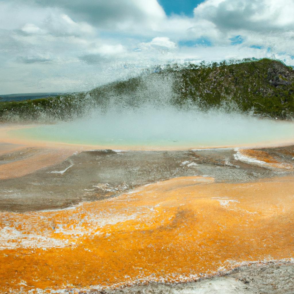 El Parque Nacional De Yellowstone En Los Estados Unidos Es El Parque Nacional Más Antiguo Del Mundo.