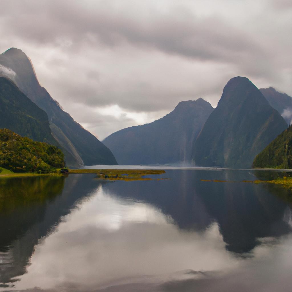 El Parque Nacional Fiordland En Nueva Zelanda Es Famoso Por Sus Impresionantes Fiordos Y La Diversidad De Su Fauna.