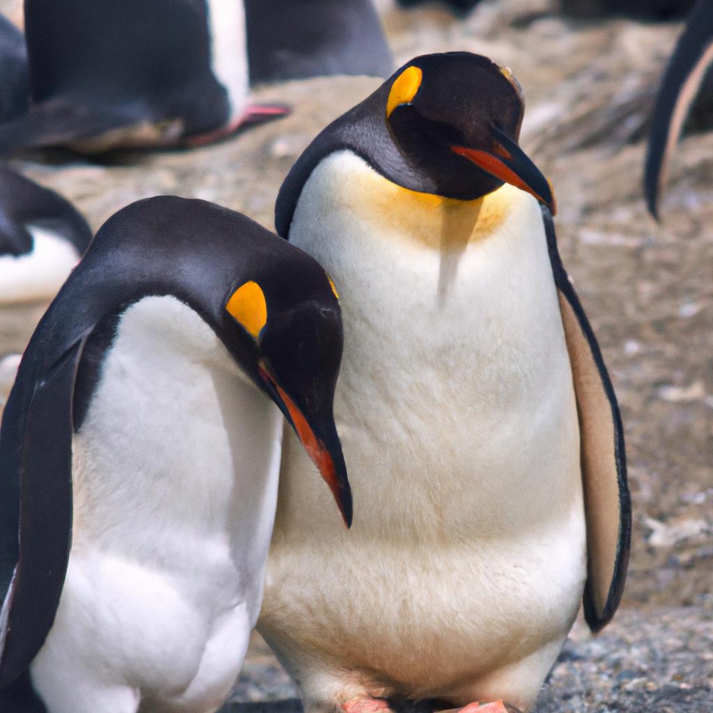El Pingüino Emperador Es Conocido Por Su Comportamiento De Crianza único, Donde Los Machos Incuban Los Huevos Y Cuidan De Los Polluelos.