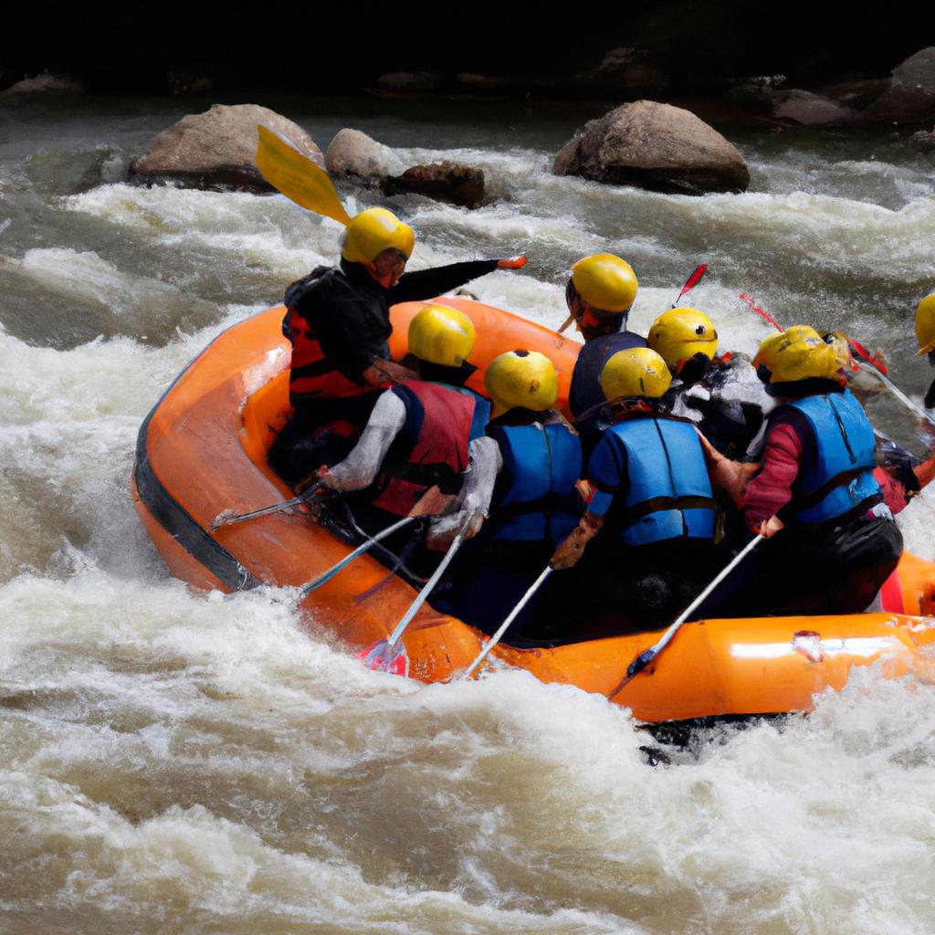 El Rafting En Aguas Bravas Es Una Actividad De Aventura En La Que Los Participantes Navegan Por Ríos Turbulentos.