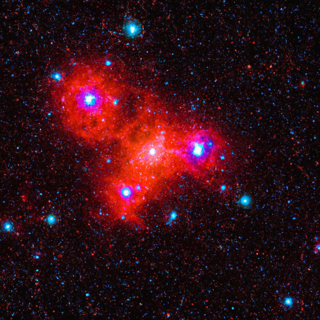 El Telescopio Espacial Chandra Ha Detectado Emisiones De Rayos X Provenientes De Regiones De Formación Estelar, Donde Las Estrellas Jóvenes Están Liberando Grandes Cantidades De Energía.