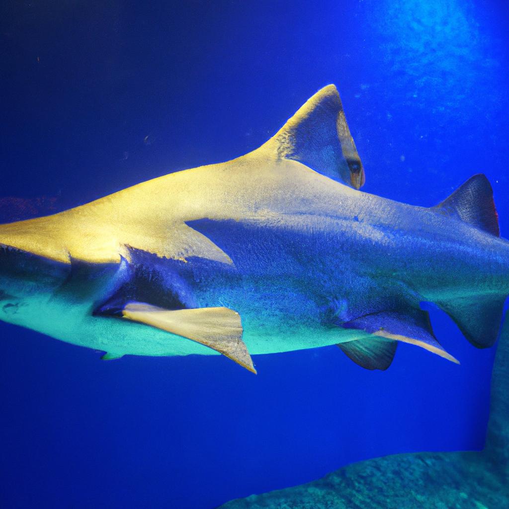 El Tiburón Toro Es Una Especie De Tiburón Que Se Encuentra En Aguas Cálidas Y Es Conocido Por Su Naturaleza Agresiva.