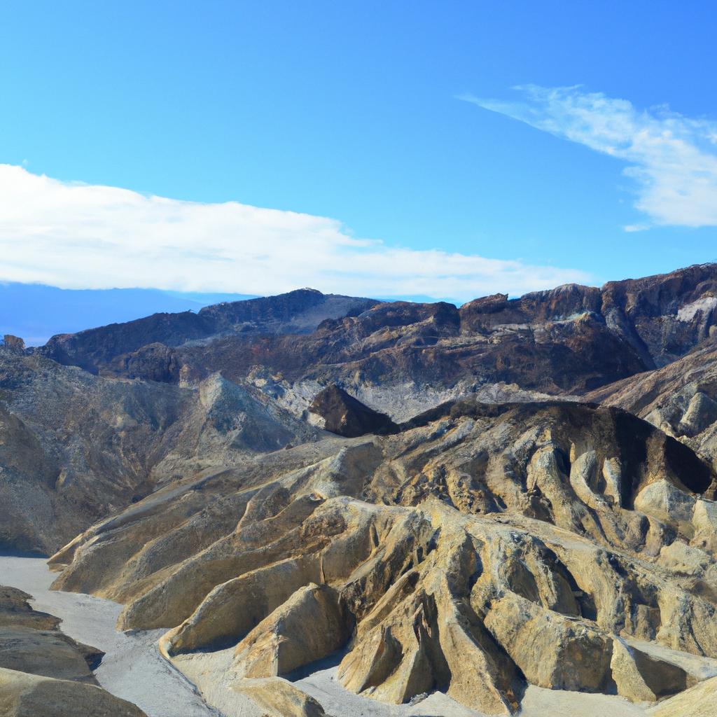El Valle Del Valle De La Muerte En California, Estados Unidos, Es El Punto Más Bajo De América Del Norte, Con Una Altitud De 86 Metros Bajo El Nivel Del Mar.