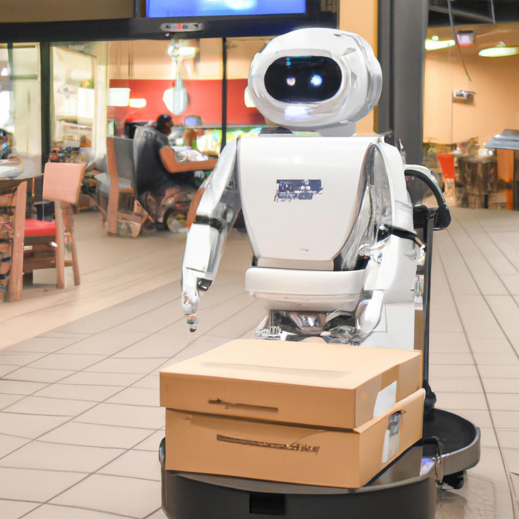 En 2020, Se Realizó La Primera Entrega Comercial Utilizando Un Robot Autónomo, En La Que Un Robot De Reparto Entregó Pizzas A Clientes En Houston, Texas.
