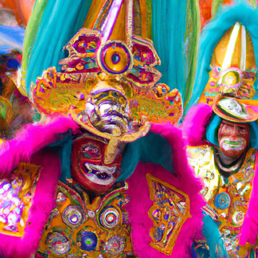 En Bolivia, El Carnaval De Oruro Es Una Gran Celebración Que Incluye Música, Danza Y Desfiles. Fue Declarado Patrimonio De La Humanidad Por La UNESCO.