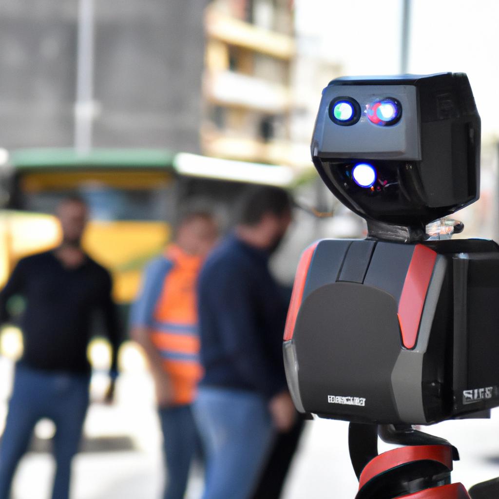 En La Industria De La Seguridad Y Vigilancia, Se Utilizan Robots Equipados Con Cámaras Y Sensores Para Patrullar Y Monitorear áreas De Manera Autónoma.