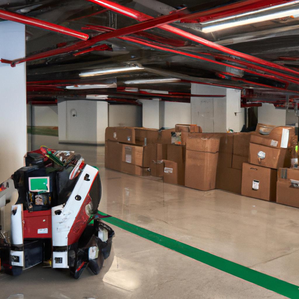 En La Industria Del Transporte De Mercancías, Se Están Desarrollando Robots Autónomos Para La Entrega De Paquetes, Eliminando La Necesidad De Conductores Humanos.