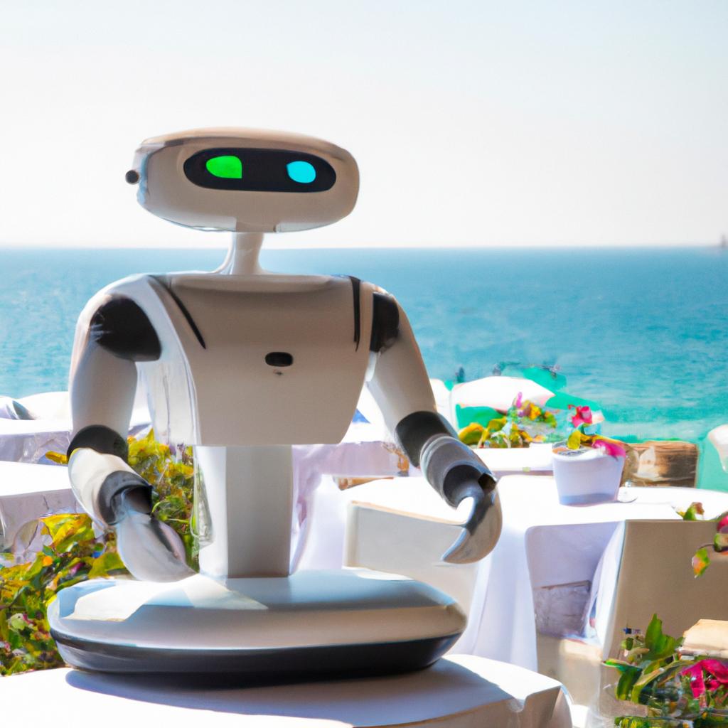 En La Industria Del Turismo, Se Están Utilizando Robots Para La Atención Al Cliente En Hoteles, Proporcionando Información Y Servicios A Los Huéspedes.