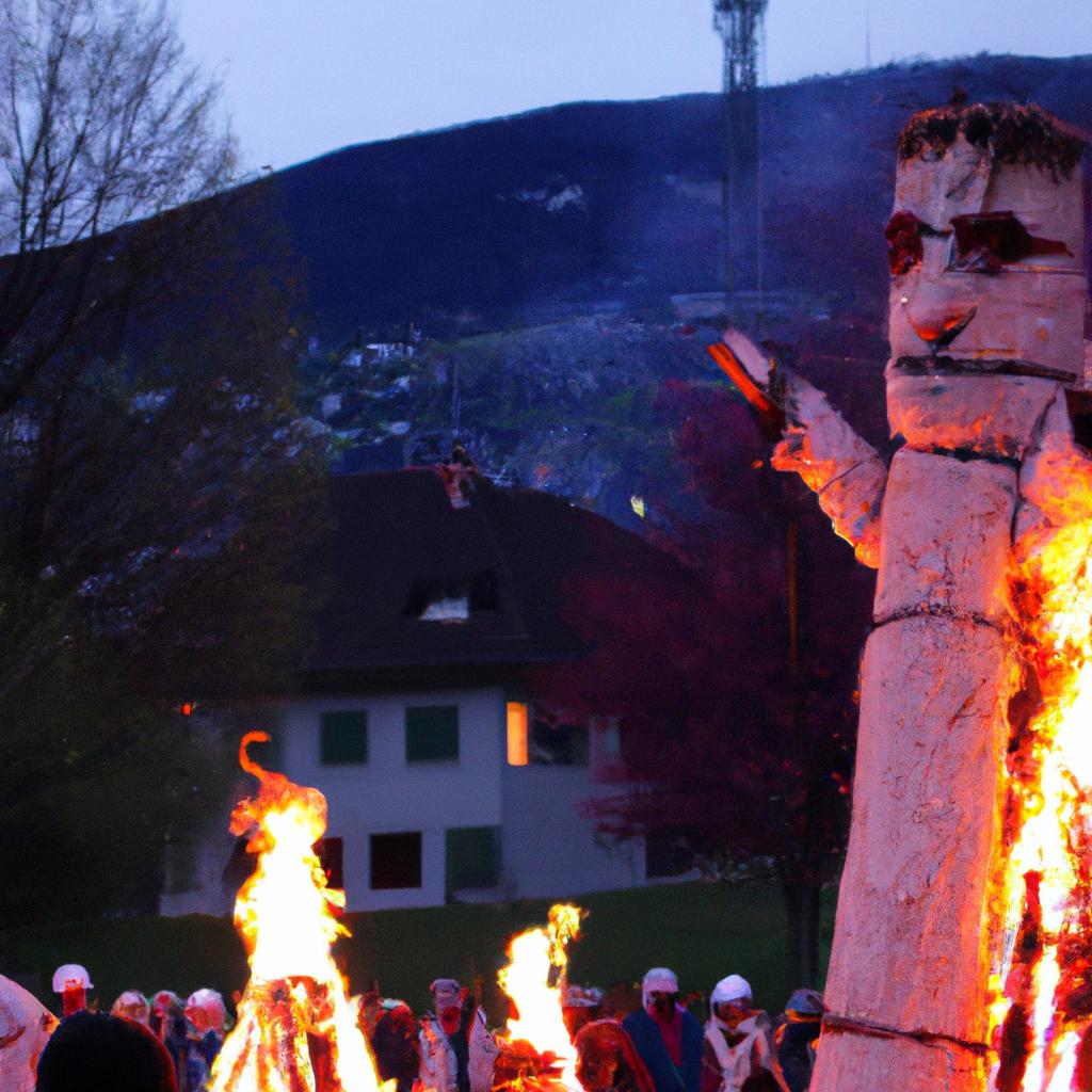 En Suiza, La Festividad De Sechseläuten Celebra El Final Del Invierno Con La Quema De Un Muñeco De Nieve Llamado Böögg.