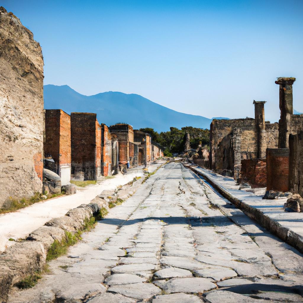 La Ciudad Antigua De Pompeya Fue Sepultada Por La Erupción Del Volcán Vesubio En El Año 79 D.C., Pero Se Ha Conservado Casi Intacta Hasta El Día De Hoy.