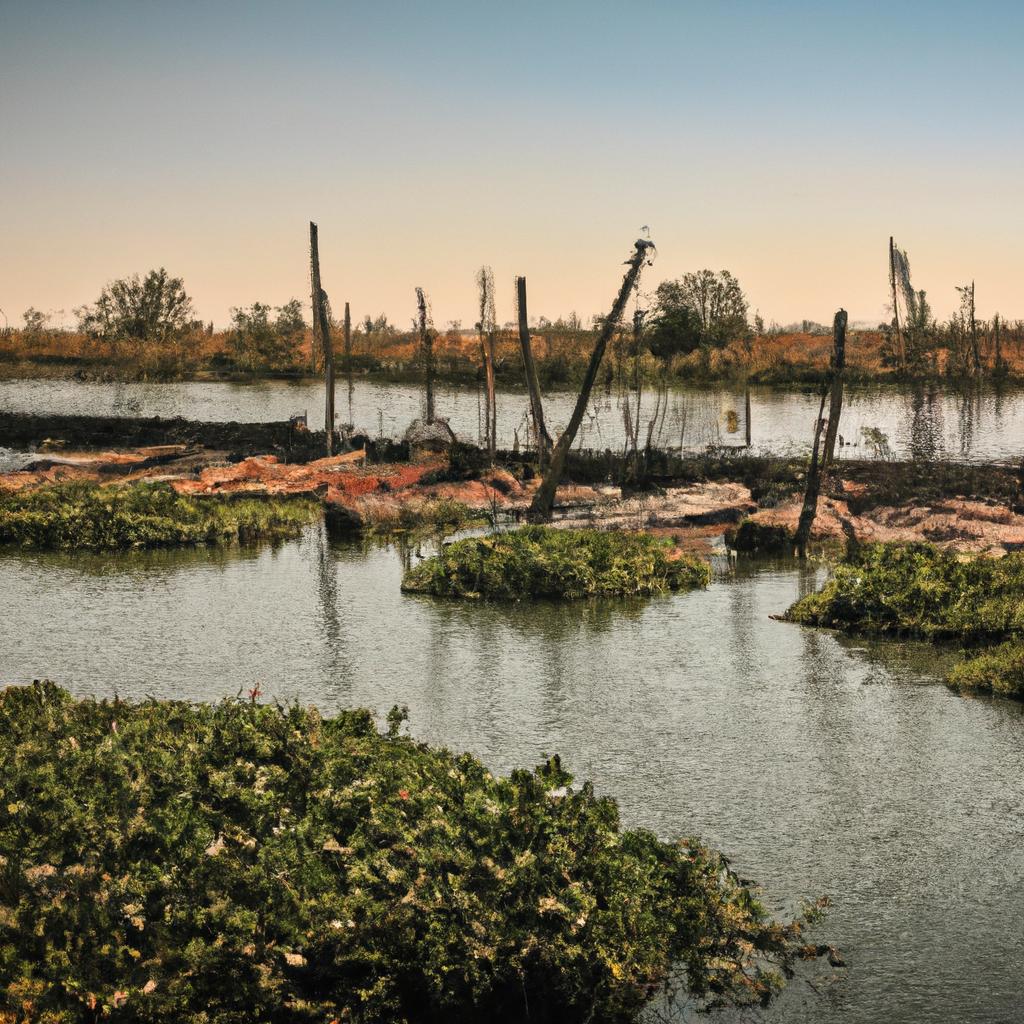 La Civilización Azteca Construyó Una Serie De Canales Y Chinampas Flotantes Para Cultivar Alimentos En Los Lagos De La Región.