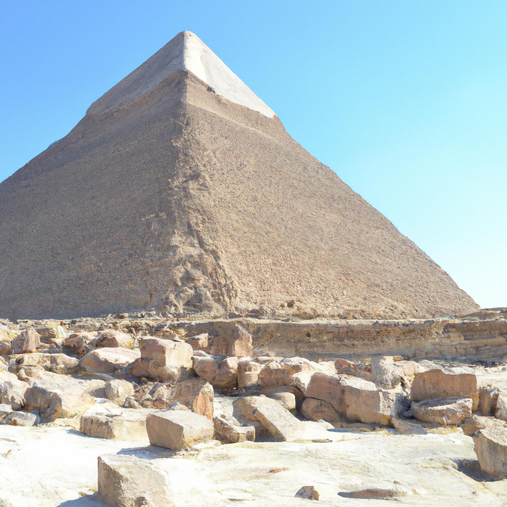 La Civilización Egipcia Construyó Enormes Estructuras Como Las Pirámides Y Los Templos En Honor A Sus Dioses.