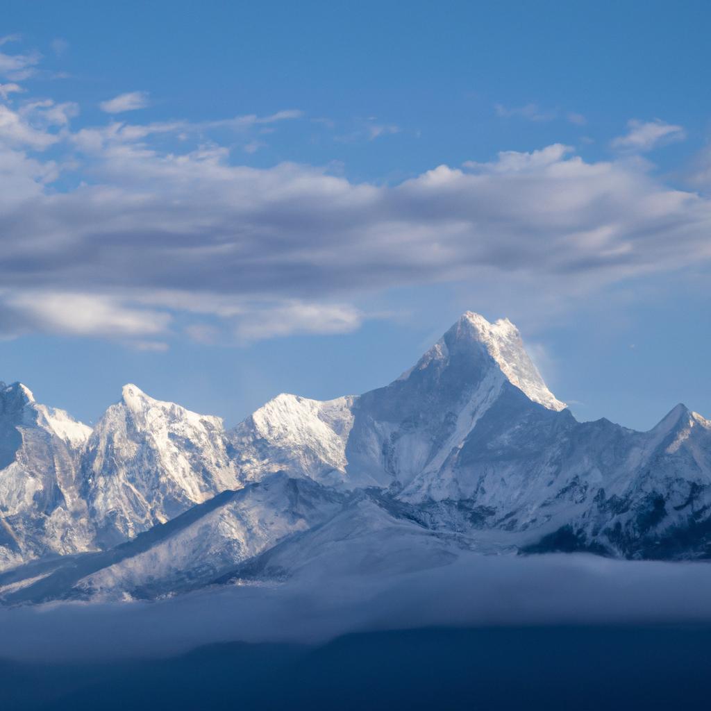 La Cordillera Del Himalaya, En Asia, Es El Sistema Montañoso Más Alto Del Mundo, Hogar De Numerosos Picos Que Superan Los 8,000 Metros De Altura, Incluyendo El Monte Everest.