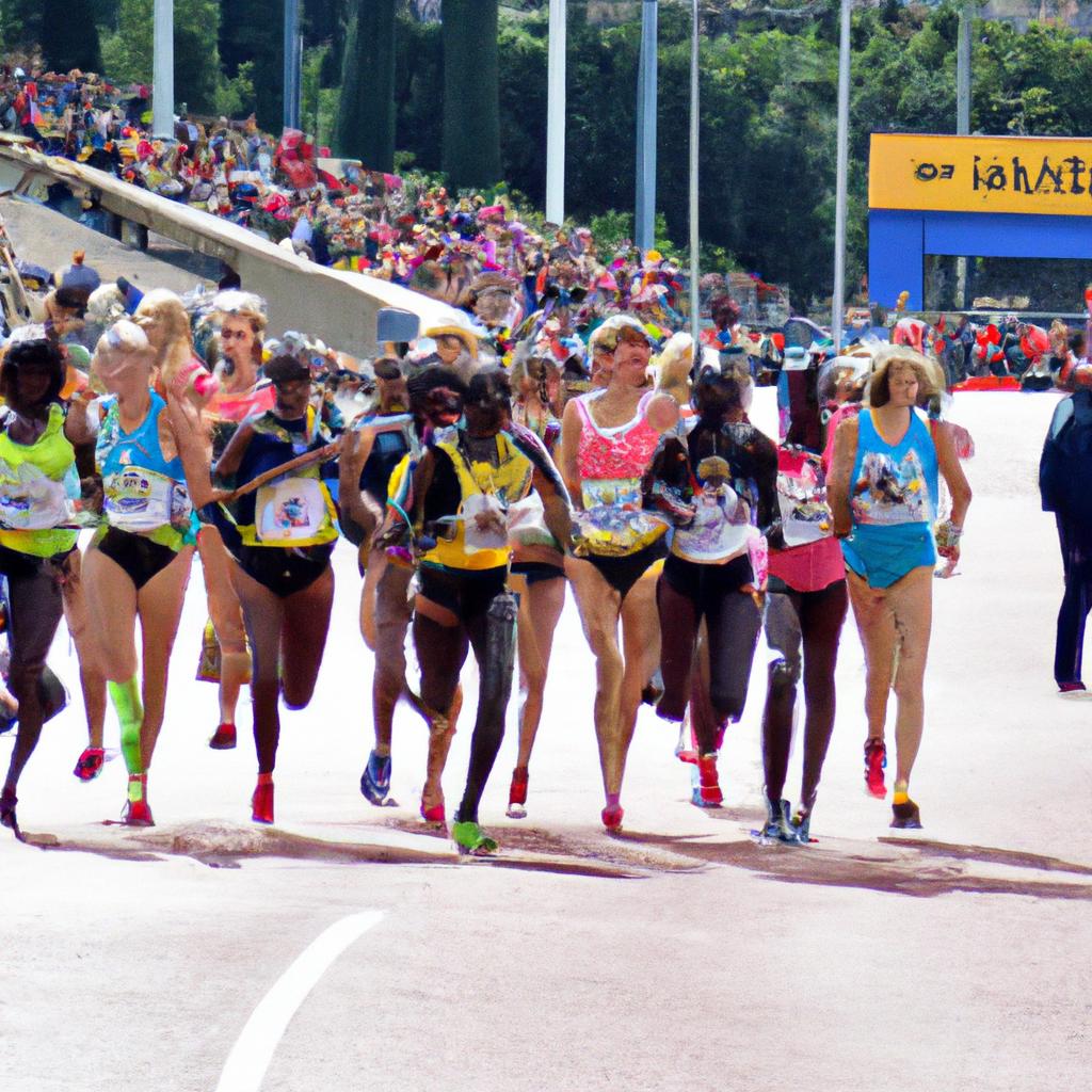 La Maratón Femenina Se Añadió A Los Juegos Olímpicos En 1984 En Los Ángeles, Con Joan Benoit De Los Estados Unidos Como La Ganadora Inaugural.