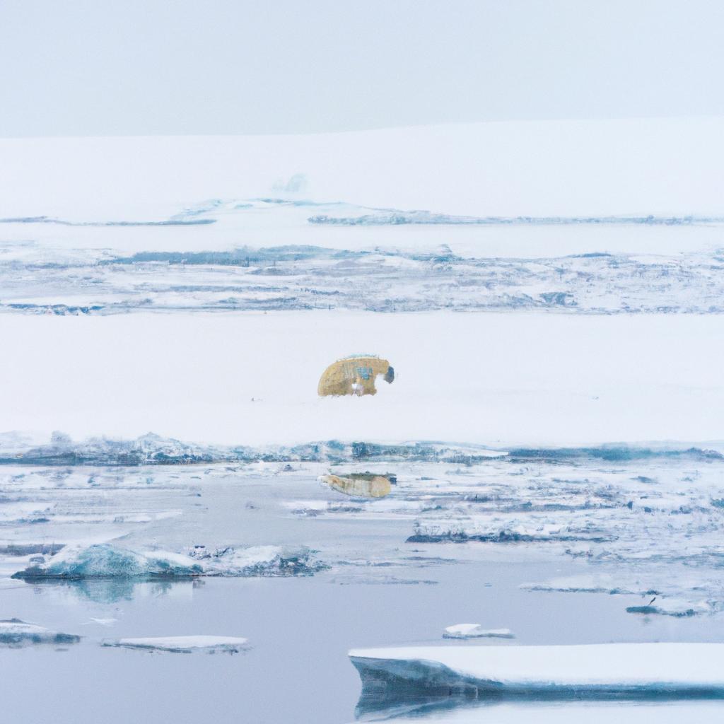 La Pérdida De La Capa De Hielo En El Ártico Y La Antártida Está Afectando El Hábitat De Especies Polares Como Los Osos Polares.