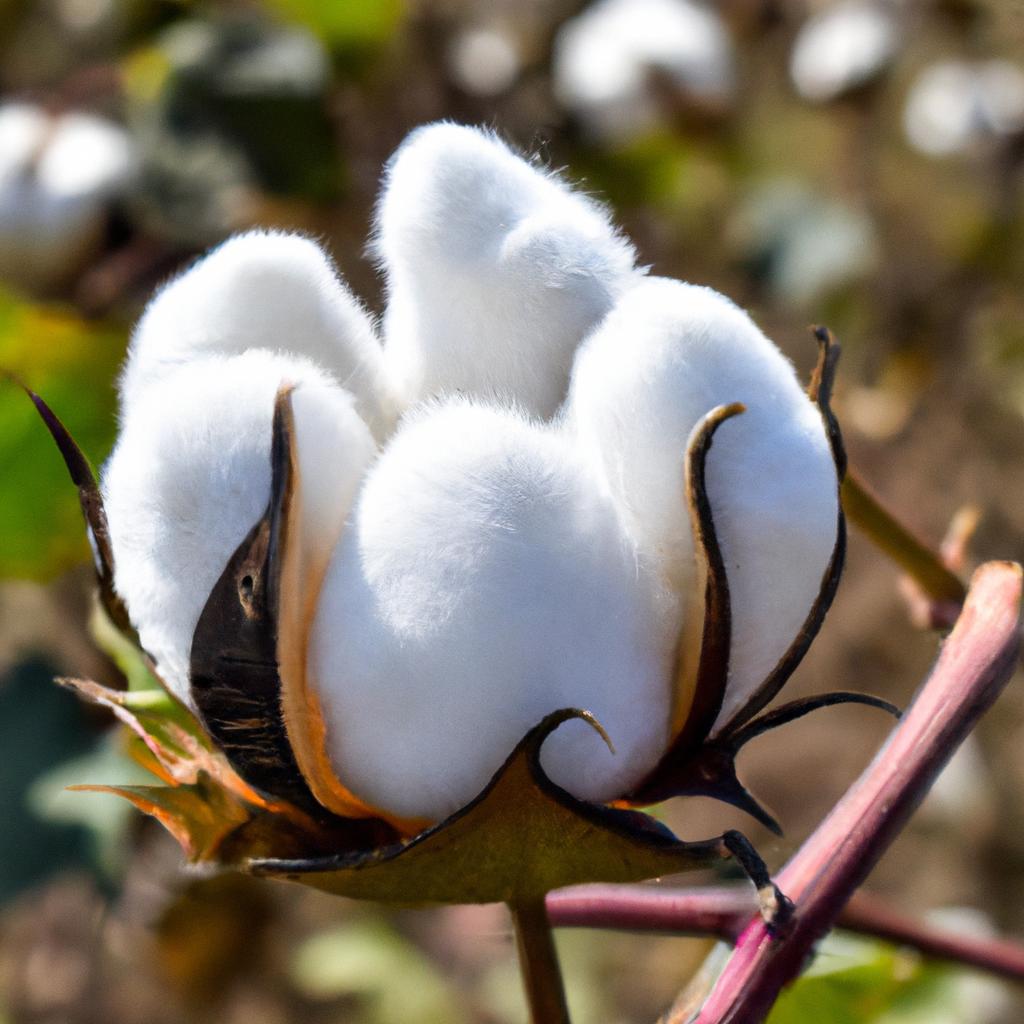 La Planta De Algodón Es Una Fuente De Fibra Suave Utilizada En La Fabricación De Ropa, Textiles Y Otros Productos.