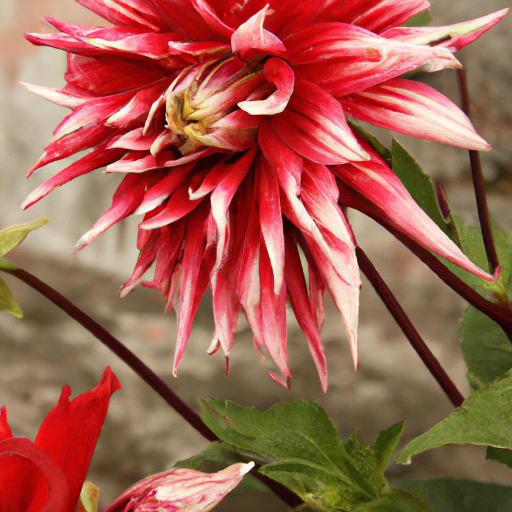 La Planta De Dalia Es Valorada Por Sus Flores Grandes Y Vistosas En Una Amplia Gama De Colores Y Formas. Es Una Flor Popular En Arreglos Florales.