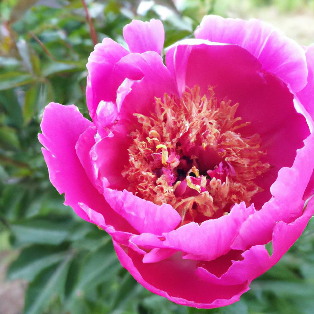 La Planta De Peonía Es Conocida Por Sus Flores Grandes Y Vistosas En Una Variedad De Colores, Y Es Apreciada En La Jardinería Y En Los Arreglos Florales.