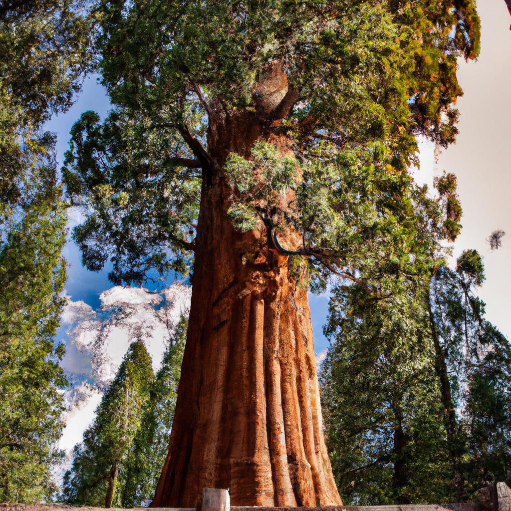 La Sequoia Gigante, Que Se Encuentra En California, Estados Unidos, Es El árbol Más Masivo Del Mundo En Términos De Volumen. Algunos Ejemplares Tienen Más De 3,000 Años De Edad.