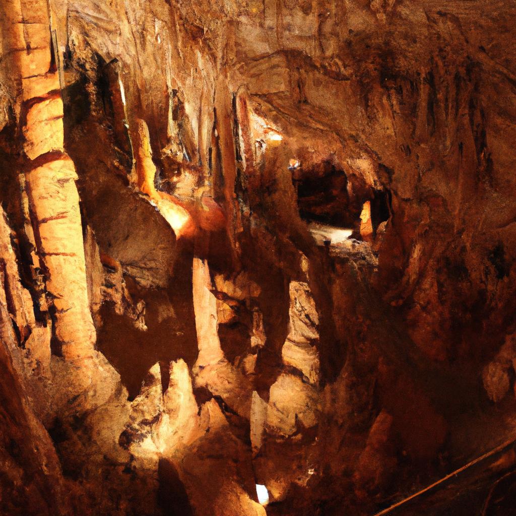 Las Cuevas De Las Maravillas En España Son Un Conjunto De Cuevas Decoradas Con Estalactitas Y Estalagmitas De Diferentes Formas Y Colores, Que Crean Un Ambiente Mágico.