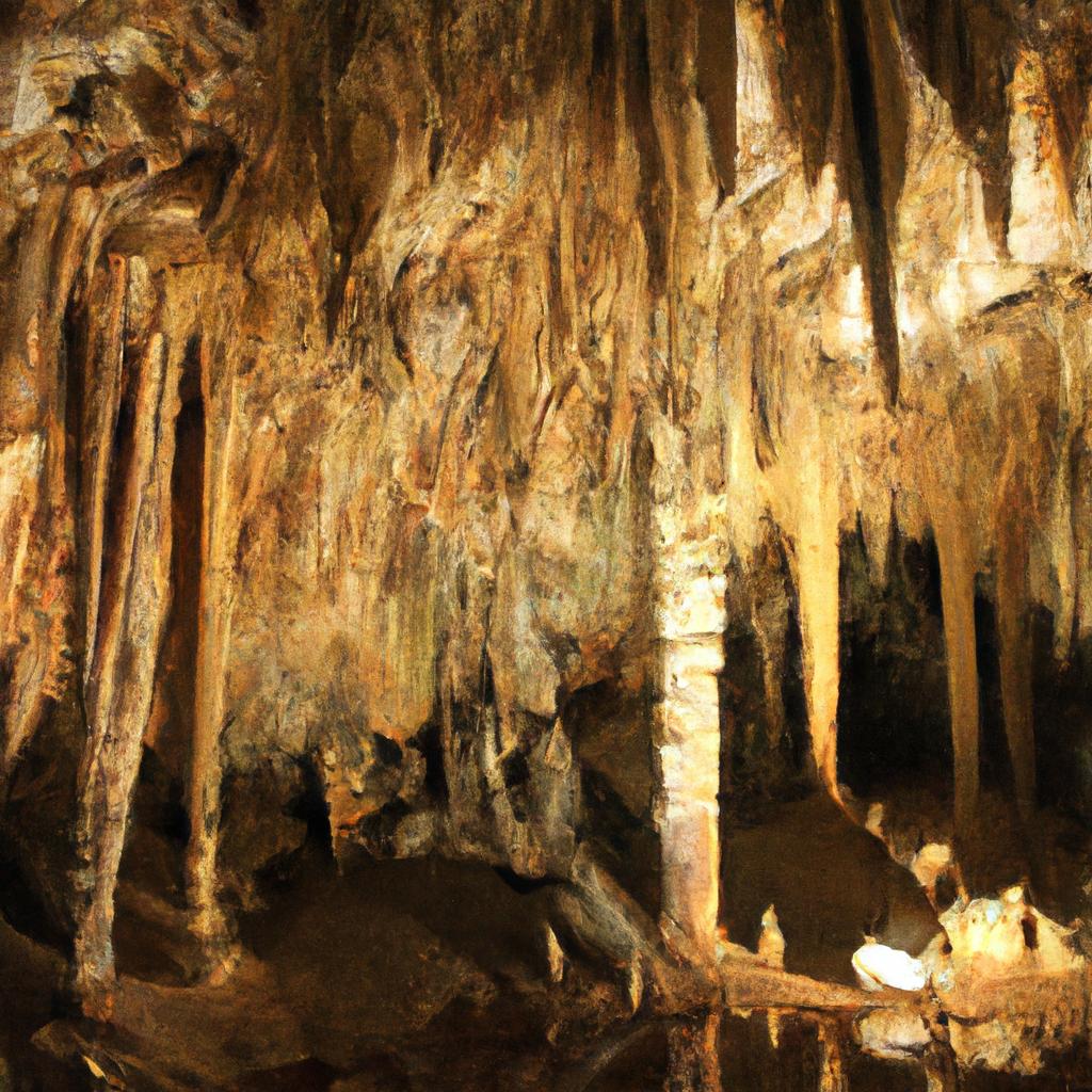 Las Cuevas De Luray, En Virginia, Estados Unidos, Son Famosas Por Sus Increíbles Formaciones De Estalactitas Y Estalagmitas, Y Por Su órgano De Piedra Que Produce Música.
