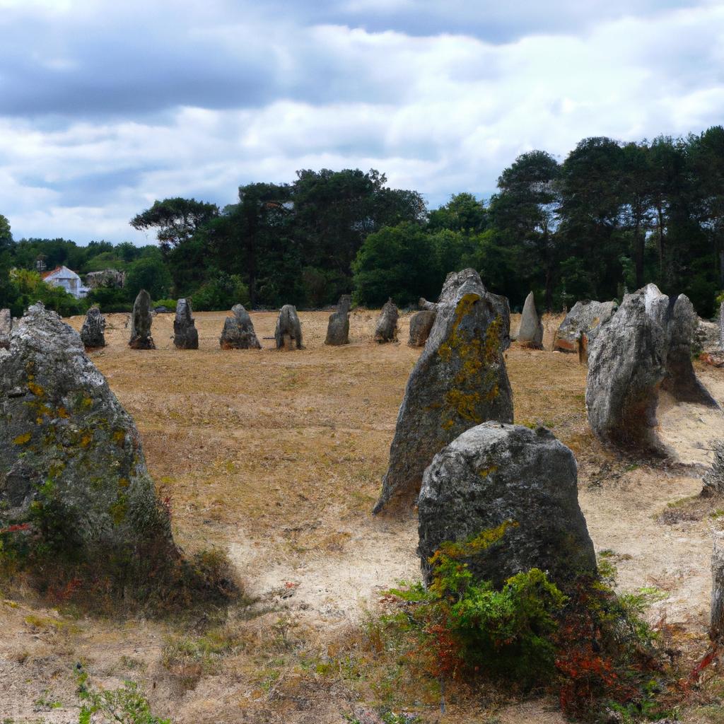 Las Excavaciones En El Sitio Arqueológico De Carnac En Francia Han Revelado Alineaciones De Megalitos Que Datan Del Neolítico.