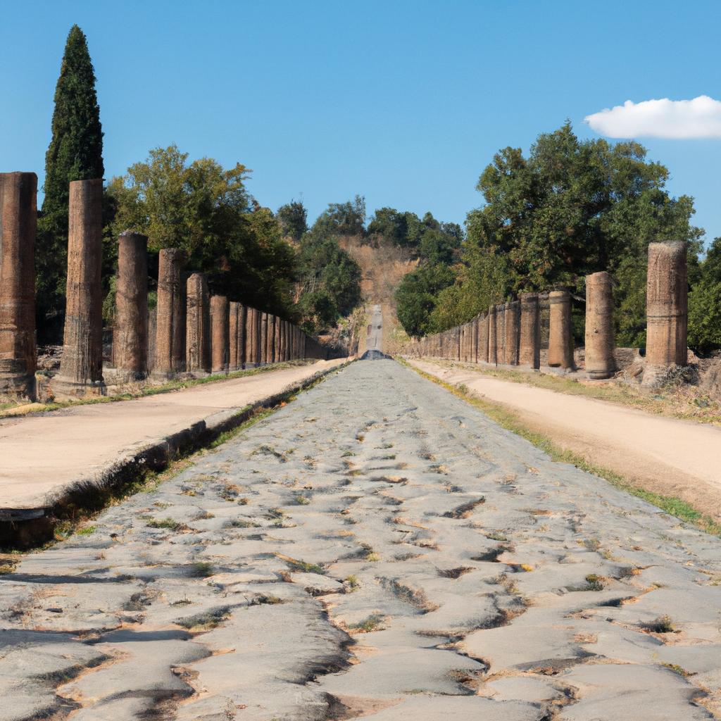 Los Antiguos Romanos Desarrollaron Una Red De Carreteras Bien Mantenidas Que Conectaban Todo Su Imperio.